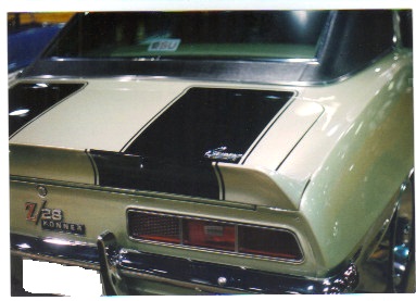 1969 Camaro Z28 Rear Panel Emblem Z-28