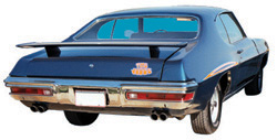 Pontiac 1970 70 GTO /"The Judge/" Deck Lid /& Fenders Decals Kit BLACK REFLECTIVE