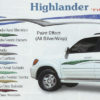 Highlander 6" x 108" 6" x 138" Custom Vinyl Graphics
