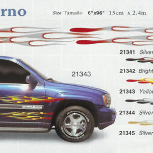 Inferno 6" x 96" Custom Vinyl Graphics