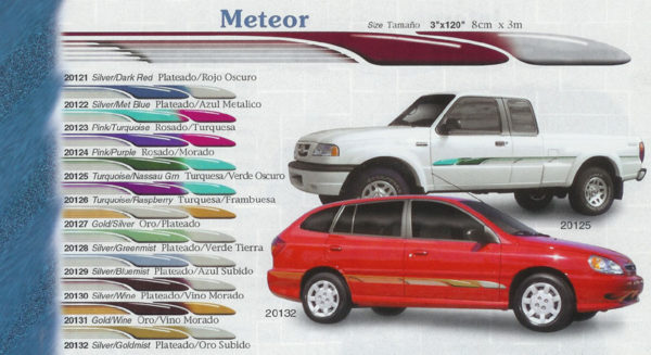 Meteor 3" x 120" Custom Vinyl Graphics