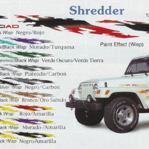 Shredder 13" x 126" Custom Vinyl Graphics