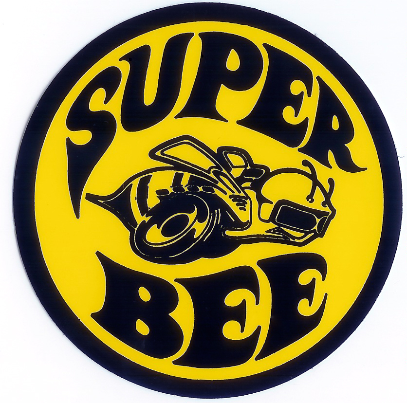 SUPER BEE EMBLEM LOGO VINYL 3M USA DECAL STICKER TRUCK WINDOW BUMPER WALL CAR 