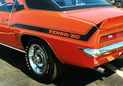 1969 Yenko Camaro Stripe Kit
