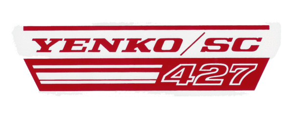 Yenko 427 fan shroud decal