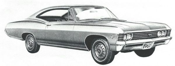 1967 Impala Eyebrow Stencil kit