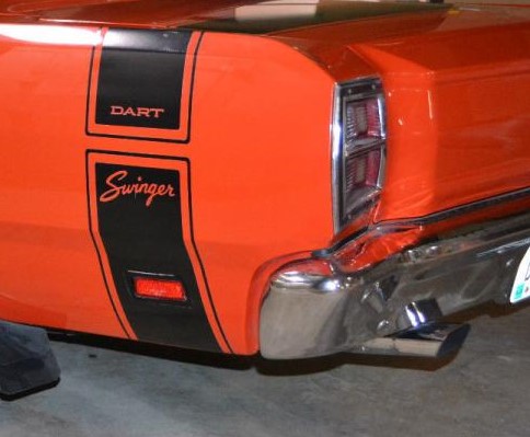 1969 Dodge Dart Swinger Bumble Bee Stripe
