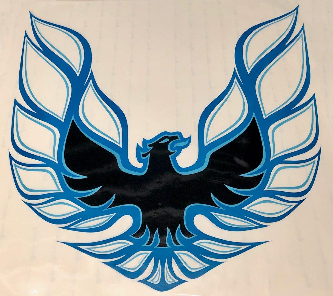 Pontiac Firebird Logo Pin 15mm weiss  schwarz rot Bird Eagle Emblem Badge 