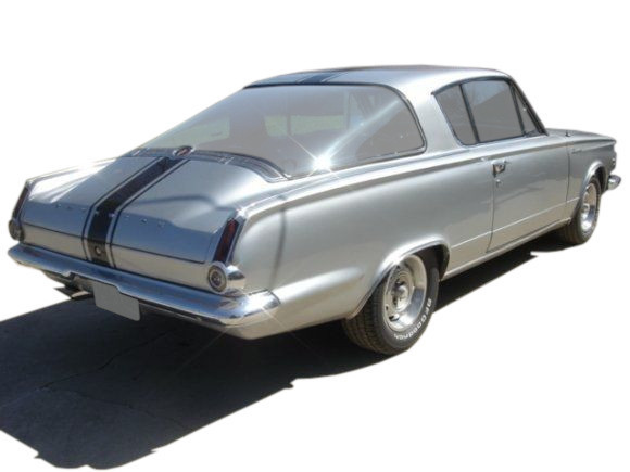 1965 Barracuda Hood, Roof, Trunk stripe kit